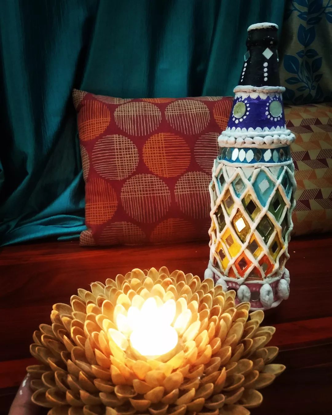Creative Adda - 🌟 Handmade Pistashellstealightholder and...