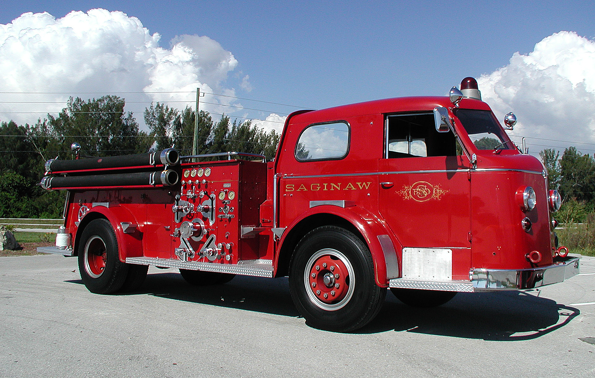 Camion Dei Pompieri Ertl 1:30 &ndash; 1948 American LaFrance, Edizione Limitata Omro FD
