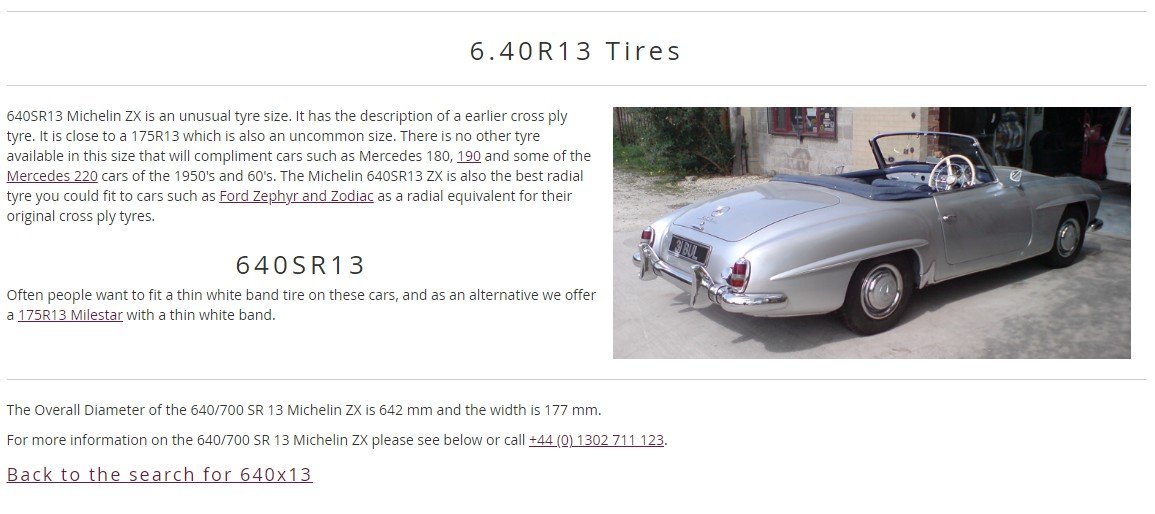 For those of you who asked which radial tyre would match the old