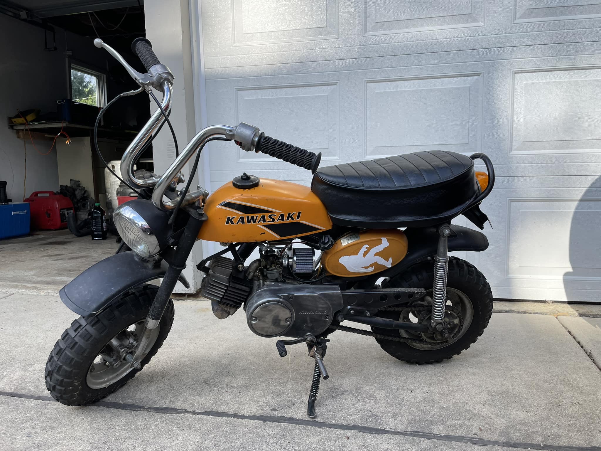 Kawasaki KV75 MT1 1971 75cc Nice vintage mini kawasaki bike. Runs 
