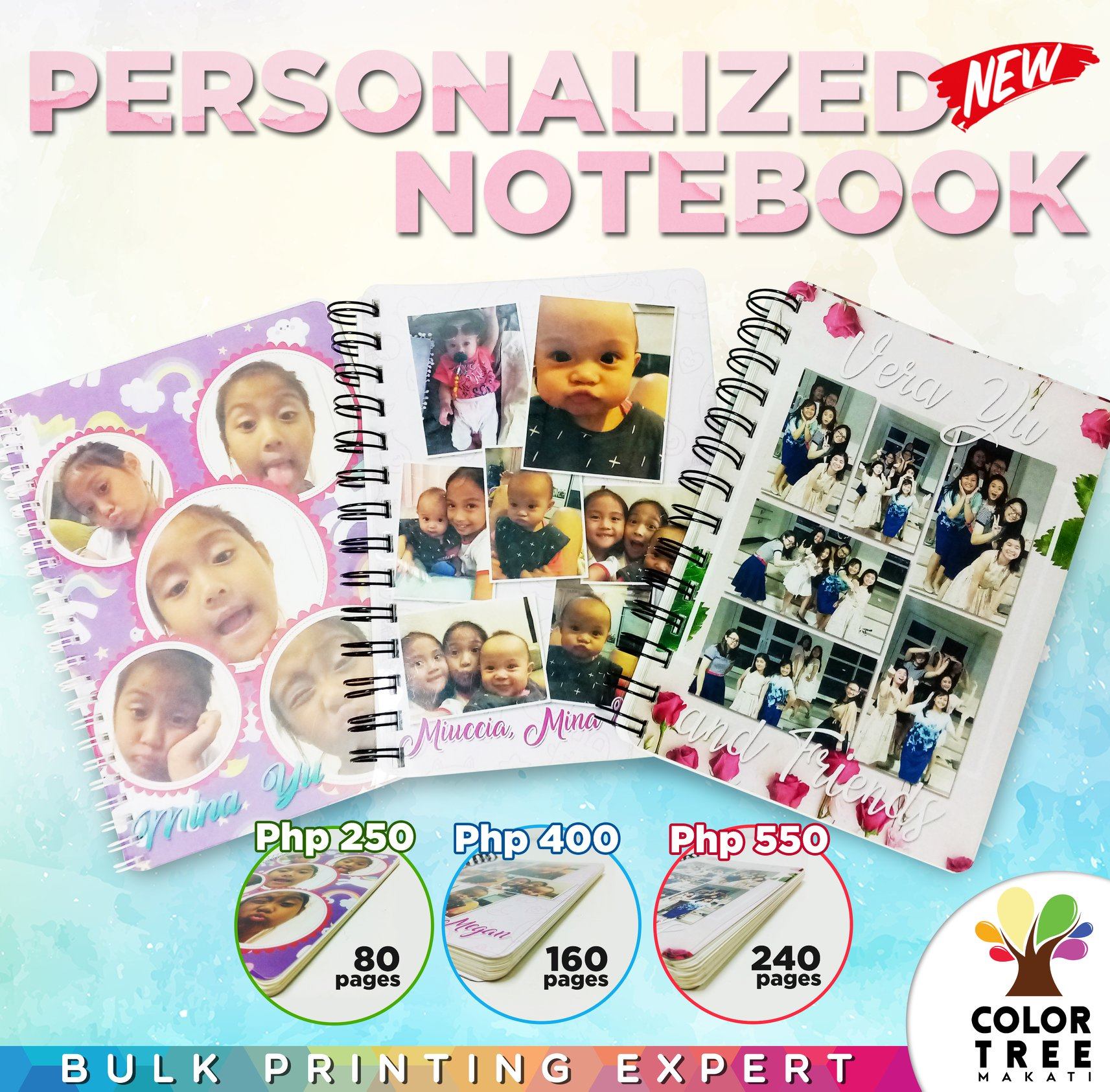 ️Personalized Notebook ️... - Colortree Label Corporation
