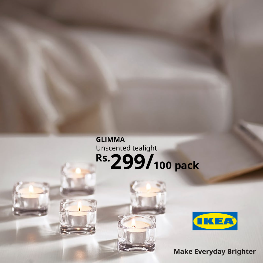 Choose IKEA candle holders to instantly create a cozy atmosphere, whether you're at home or on a date. Shop by Phone