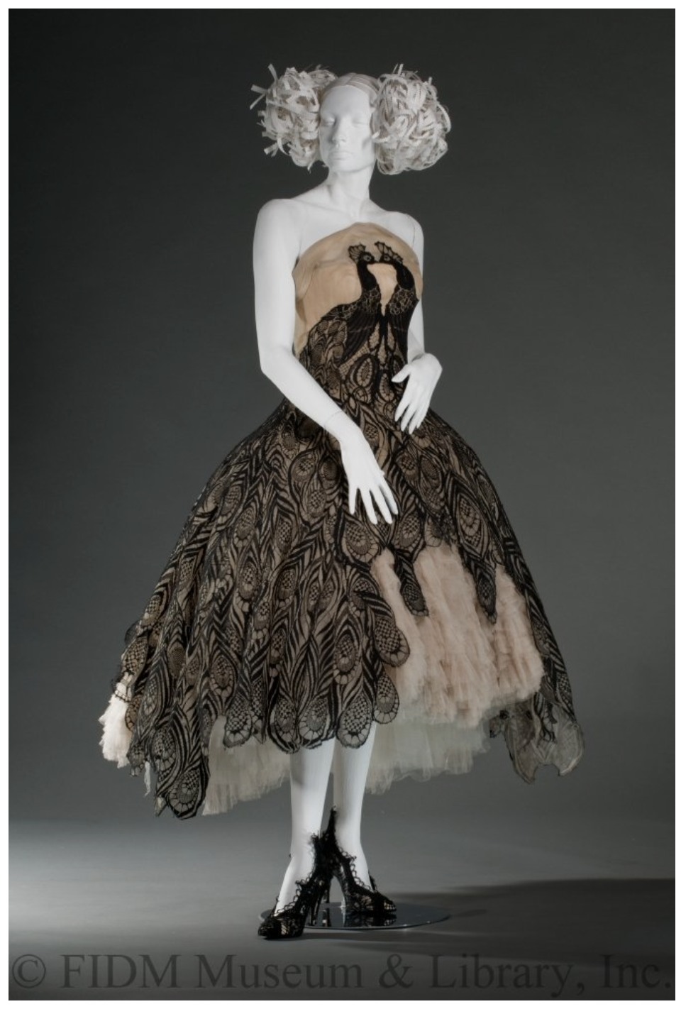 A/W 2006-2007, United Kingdom Pheasant feather dress by Alexander