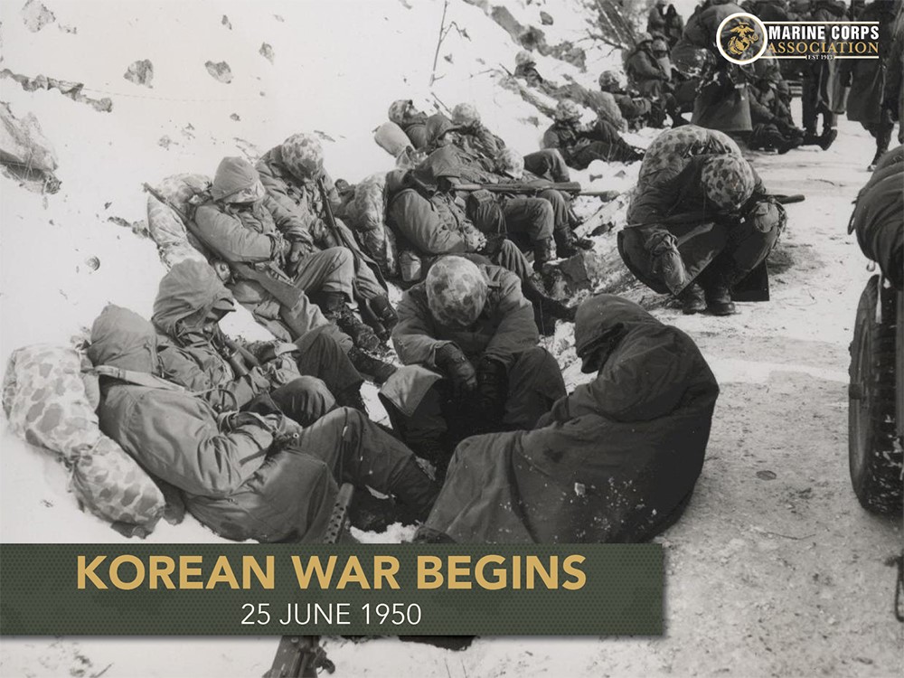 Marine Corps Association - On this day in 1950 the Korean War began. It ...