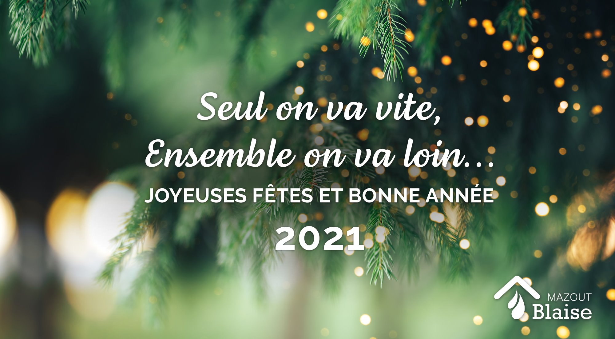 Blaise Energy Madame Monsieur Cher Client En Cette Fin D Annee Particuliere Nous Tenons A Vous Remercier De Votre Fidelite Au Fil Des Mois Passes Nous Ignorons Ce Que 21 Nous