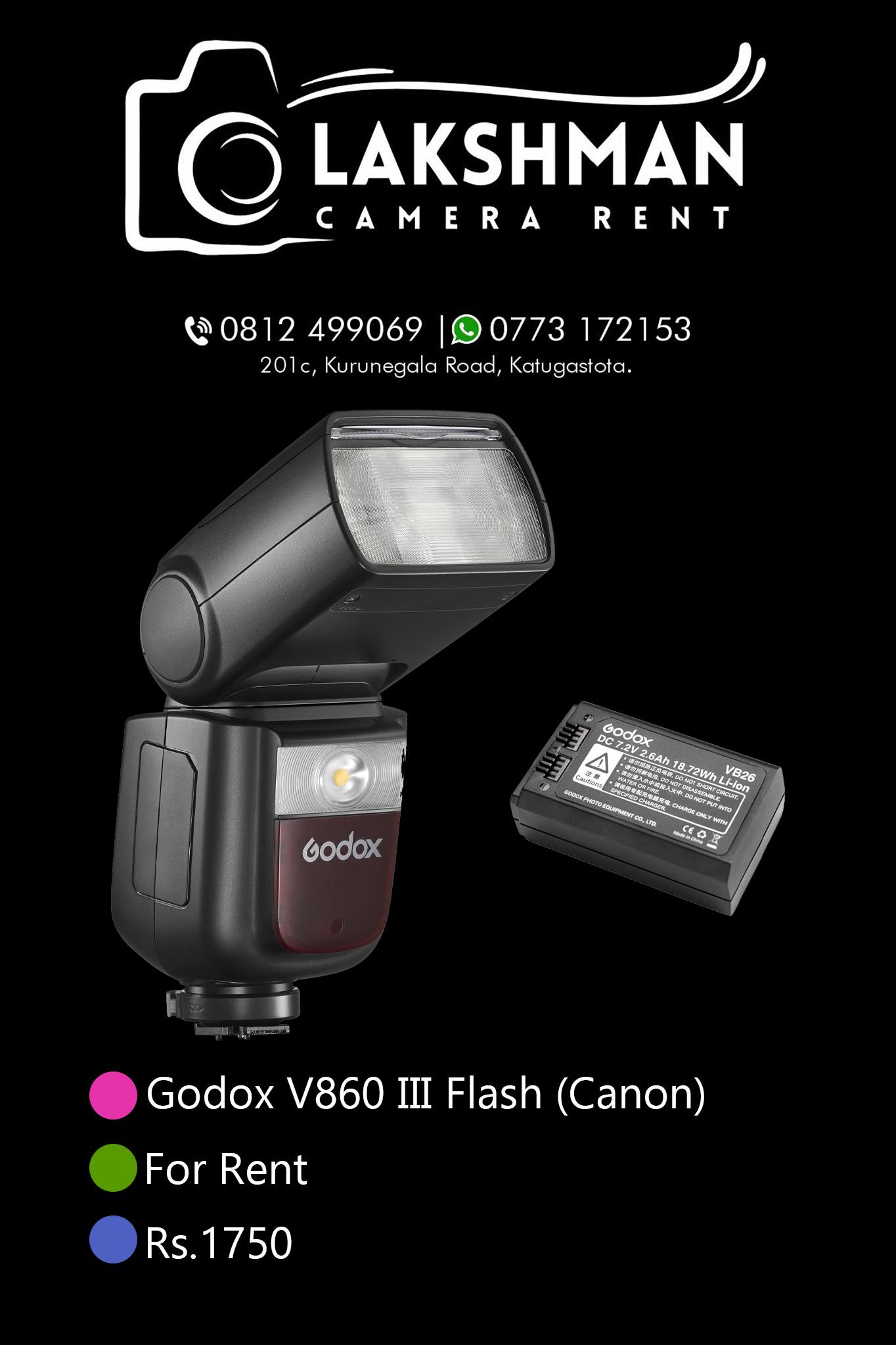 Lakshman Camera Rent | Katugastota