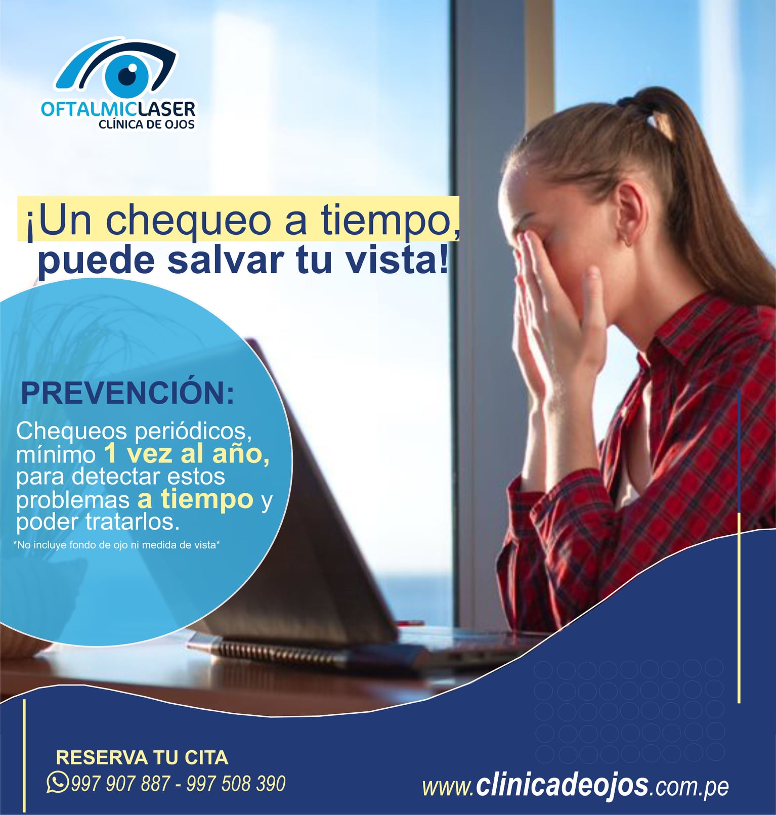 #cuidandotusaludvisual... - Clínica de Ojos Oftalmic Laser