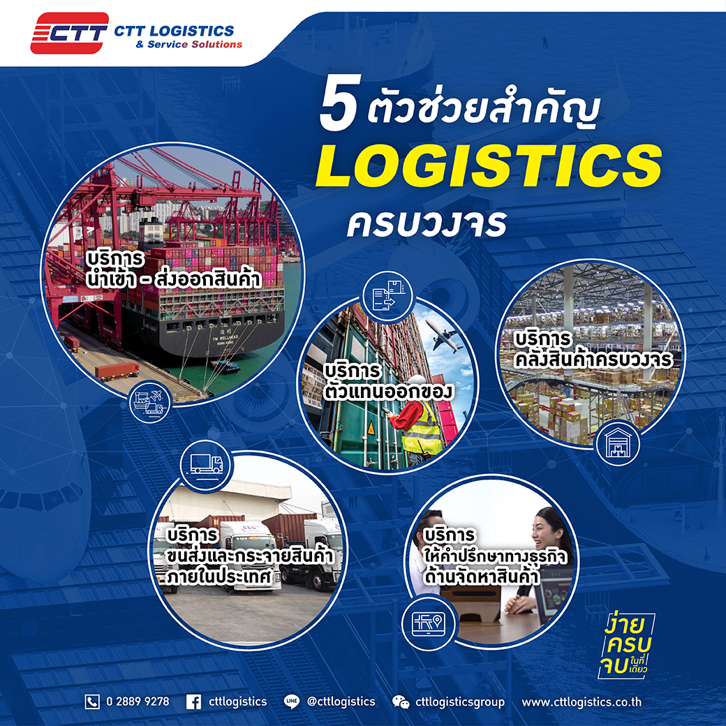 C T T Logistics - CTT Logistics ขอแนะนำ 🚛5 ตัวช่วยสำคัญ... | Facebook