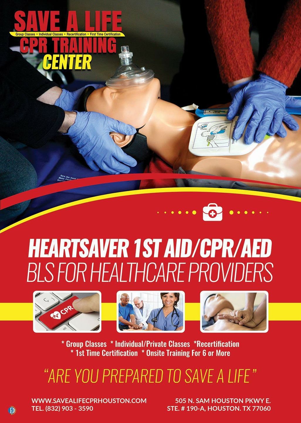 Save A Life CPR Training Center | Houston TX