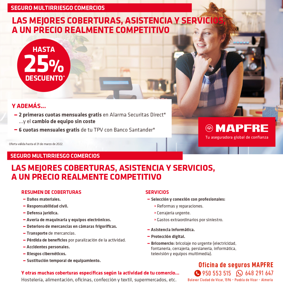 Las mejores coberturas para tu... - Oficina MAPFRE Vícar