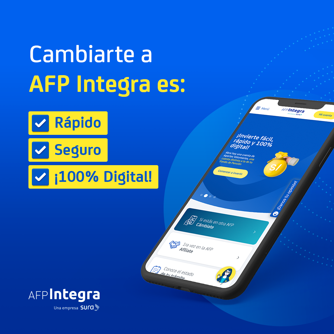 AFP Integra - Cambiarte a #AFPIntegra es así de fáci. ¿Ya... | Facebook