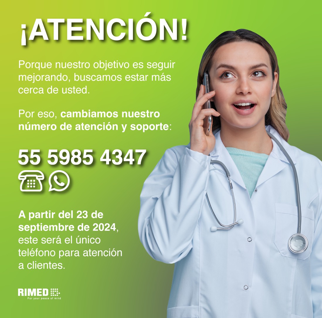 Rimed México - Estimad@ cliente, Le recordamos que actualizamos nuestro ...