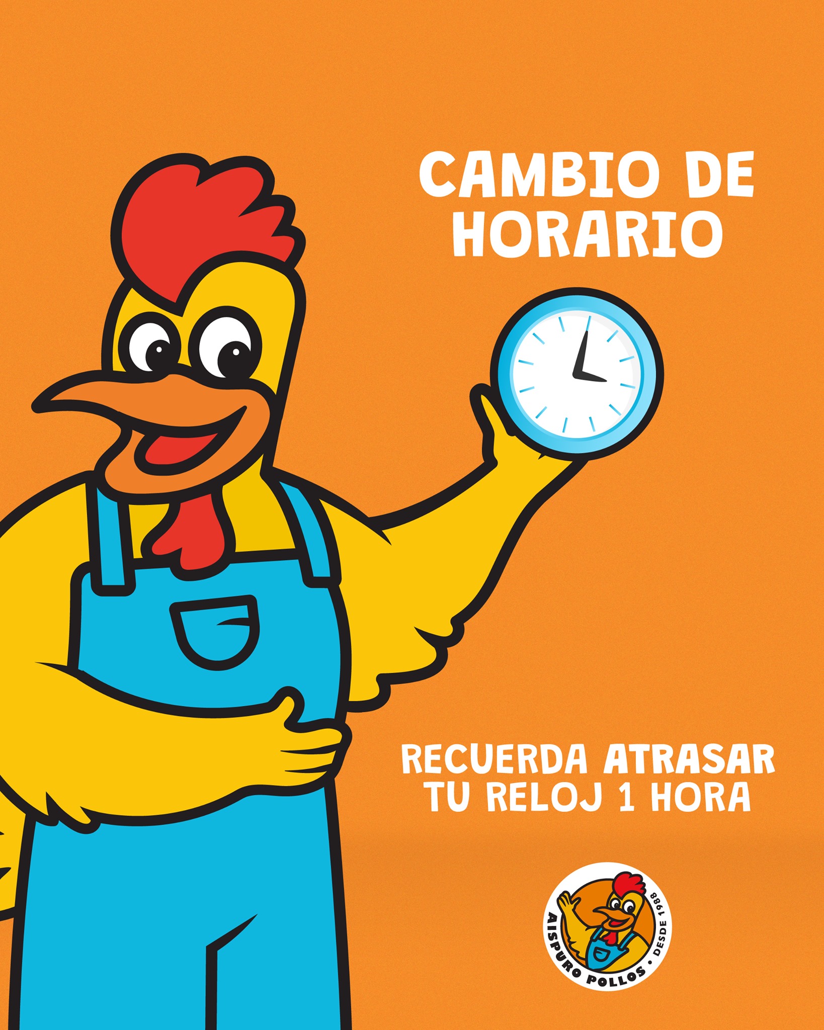 Aispuro Pollos - A-POLLO a la comunidad, recuerda atrasar... | Facebook