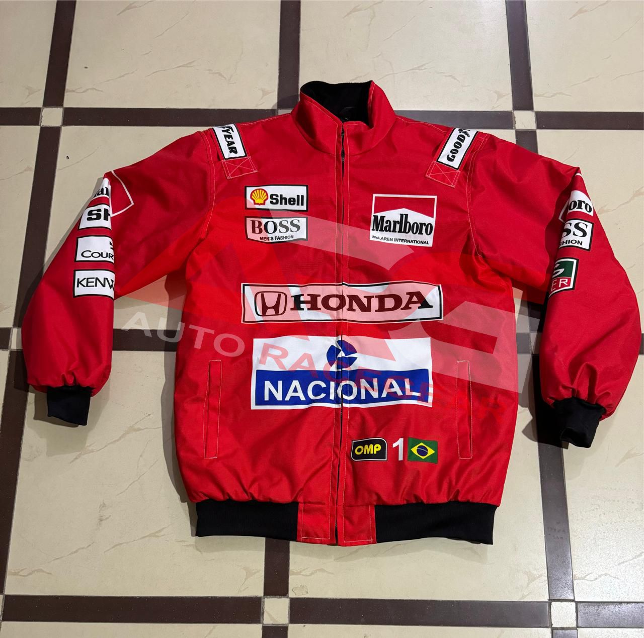 Ayrton Senna 1991 F1 Vintage Race Jacket Available in All Size 