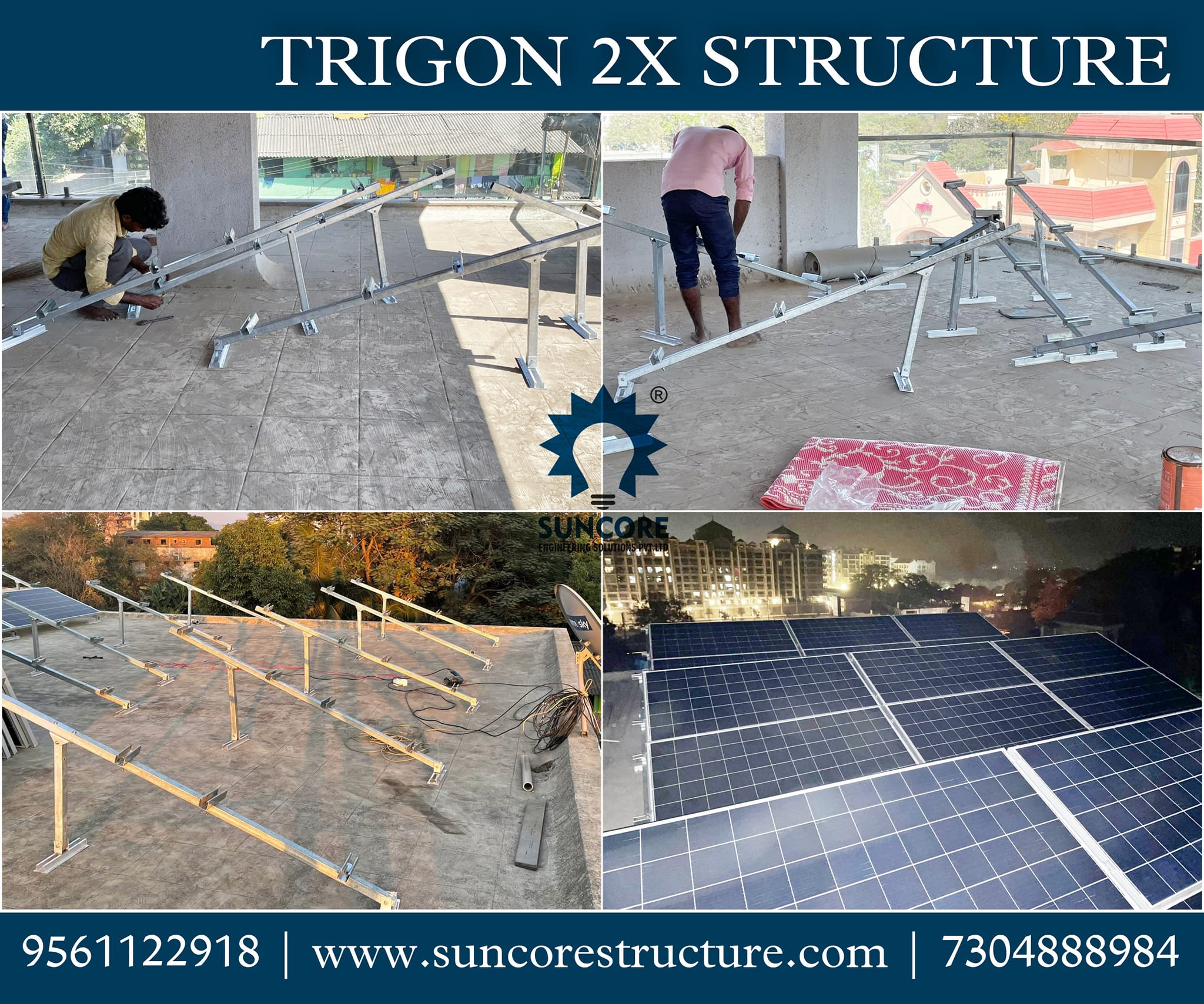 🔥 TRIANGULAR STRUCTURE -... - Solar Structure Manufacturer