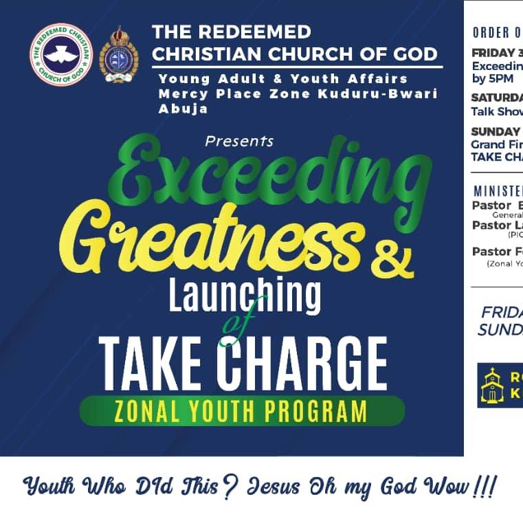 Rcc... - Rccg Mercy Place Area Youth Fellowship, Kuduru, Abuja