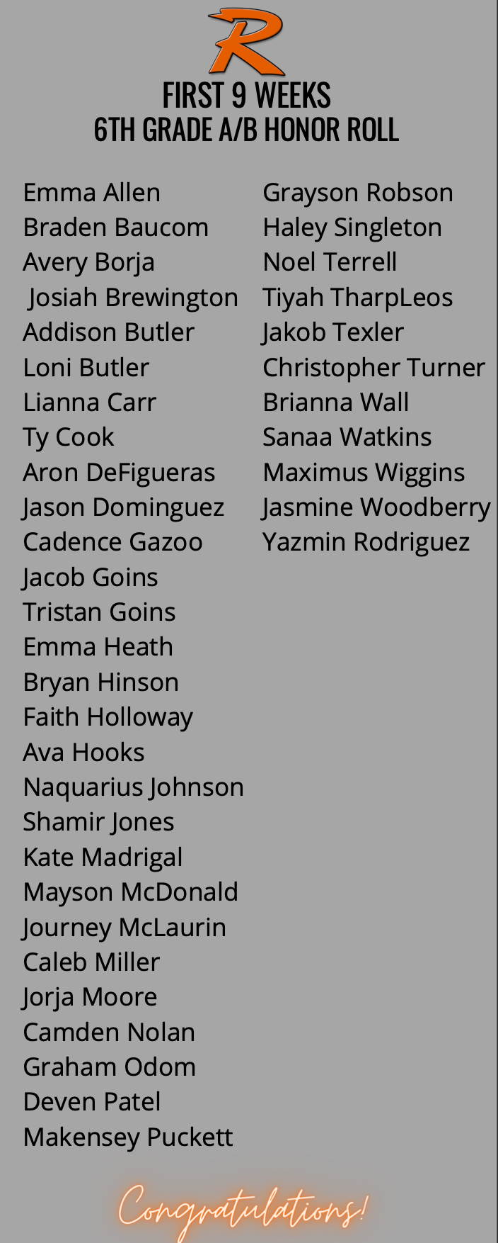 Here are the Rockets... - Rockingham Middle School - Rockets