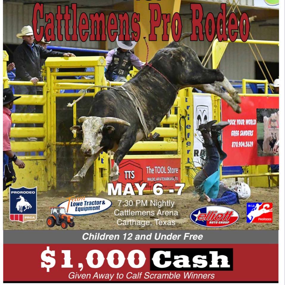 Panola County Cattlemen's Pro Rodeo | Carthage TX
