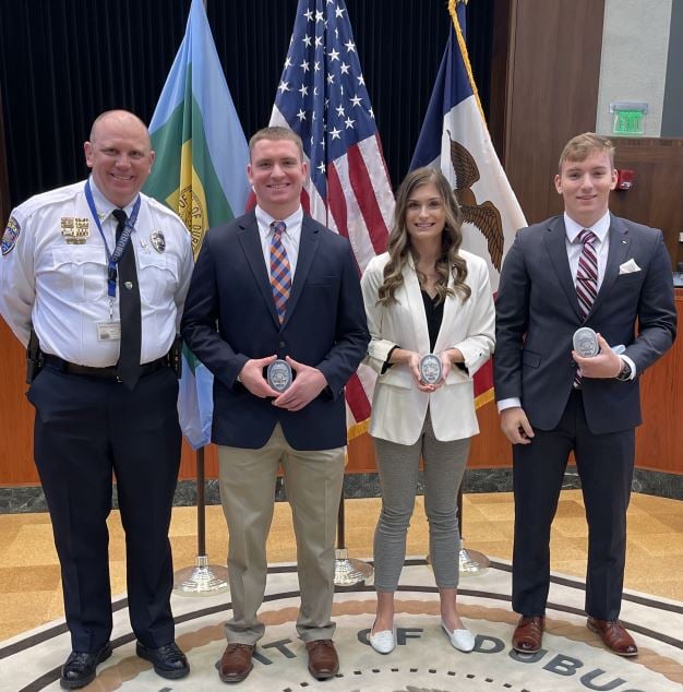 Congratulations to the three... - Dubuque Police Department