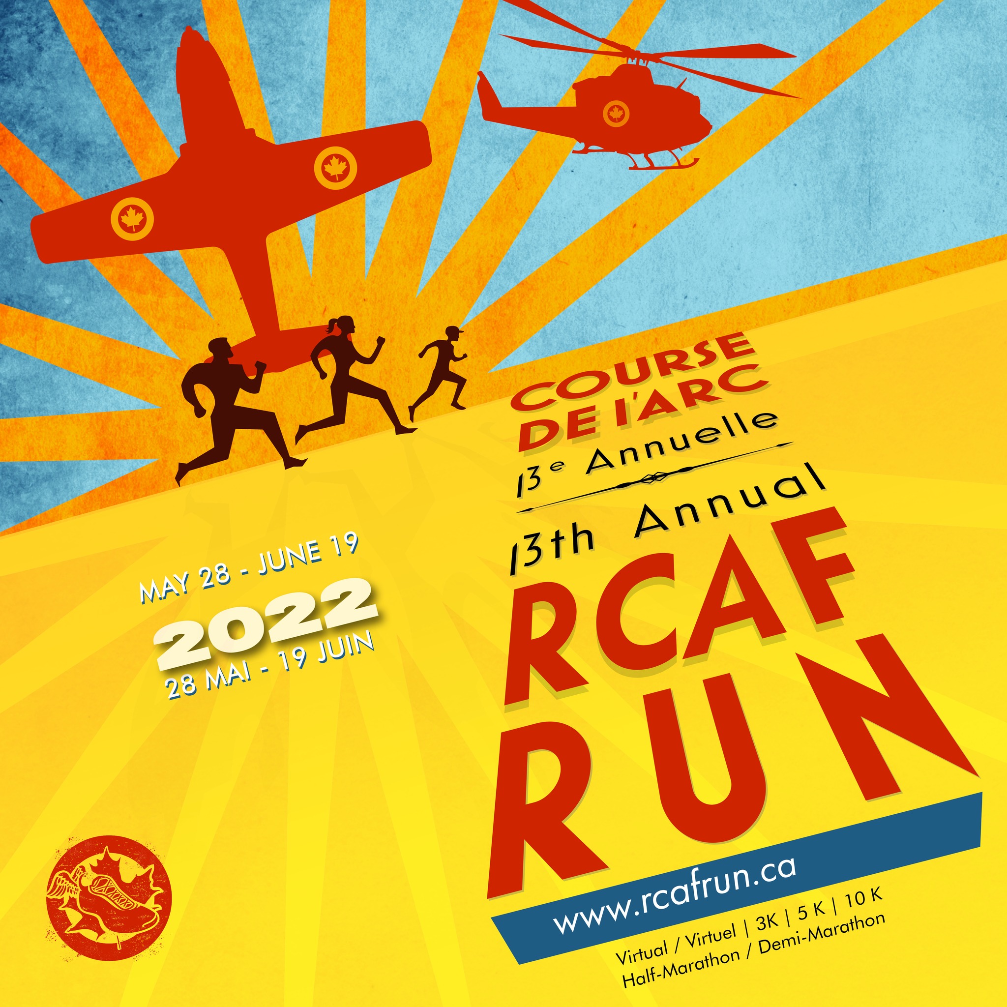 The RCAF Run is BACK for 2022... - RCAF Run / Course de l'ARC