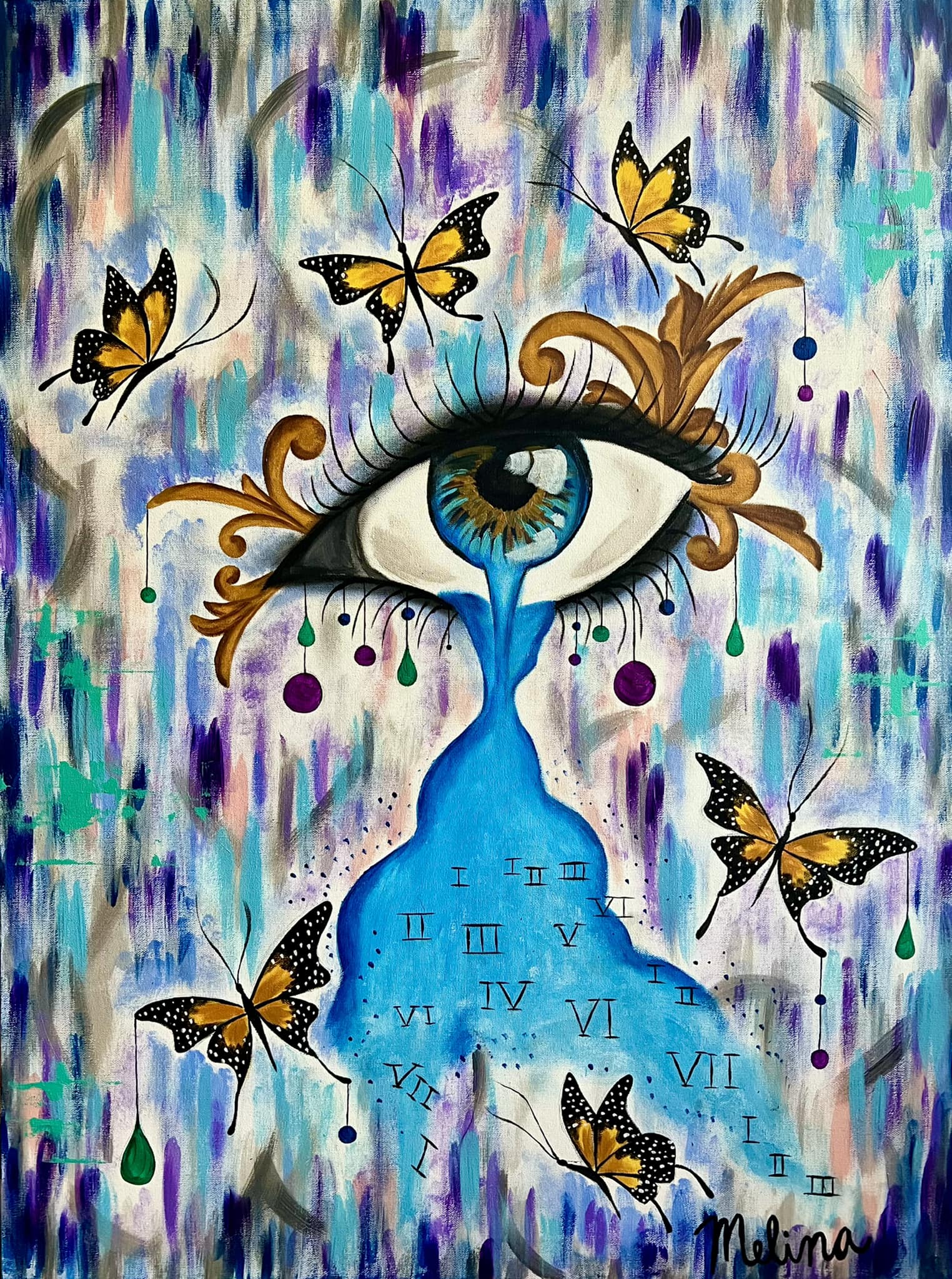 Mind's Eye” 20” x 30” #frankzappa 👁🪐👽 djonesartcollection.com