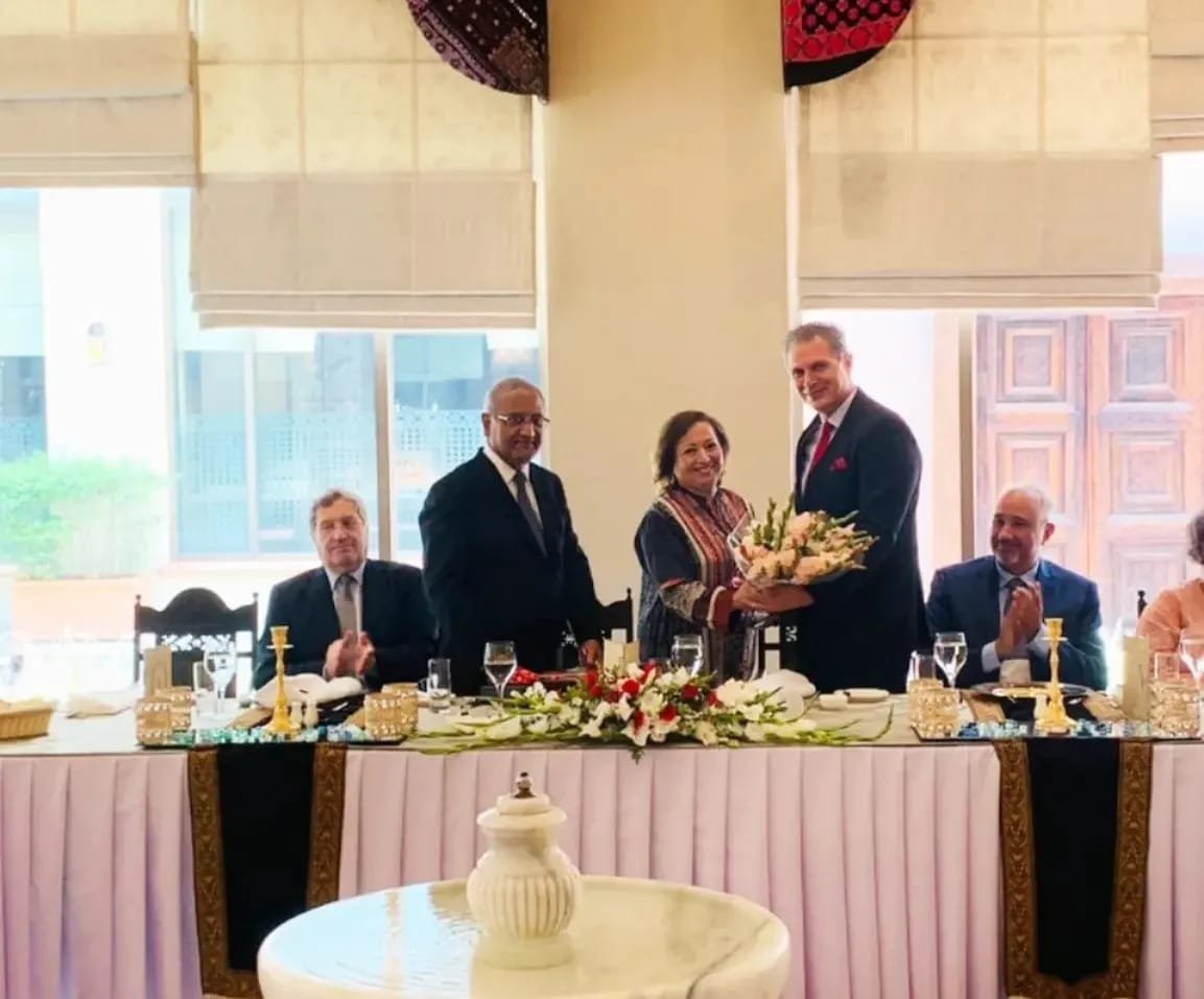 Attended lunch organized by Mr & Mrs Aziz Bolani (CEO Serena Hotels) to ...