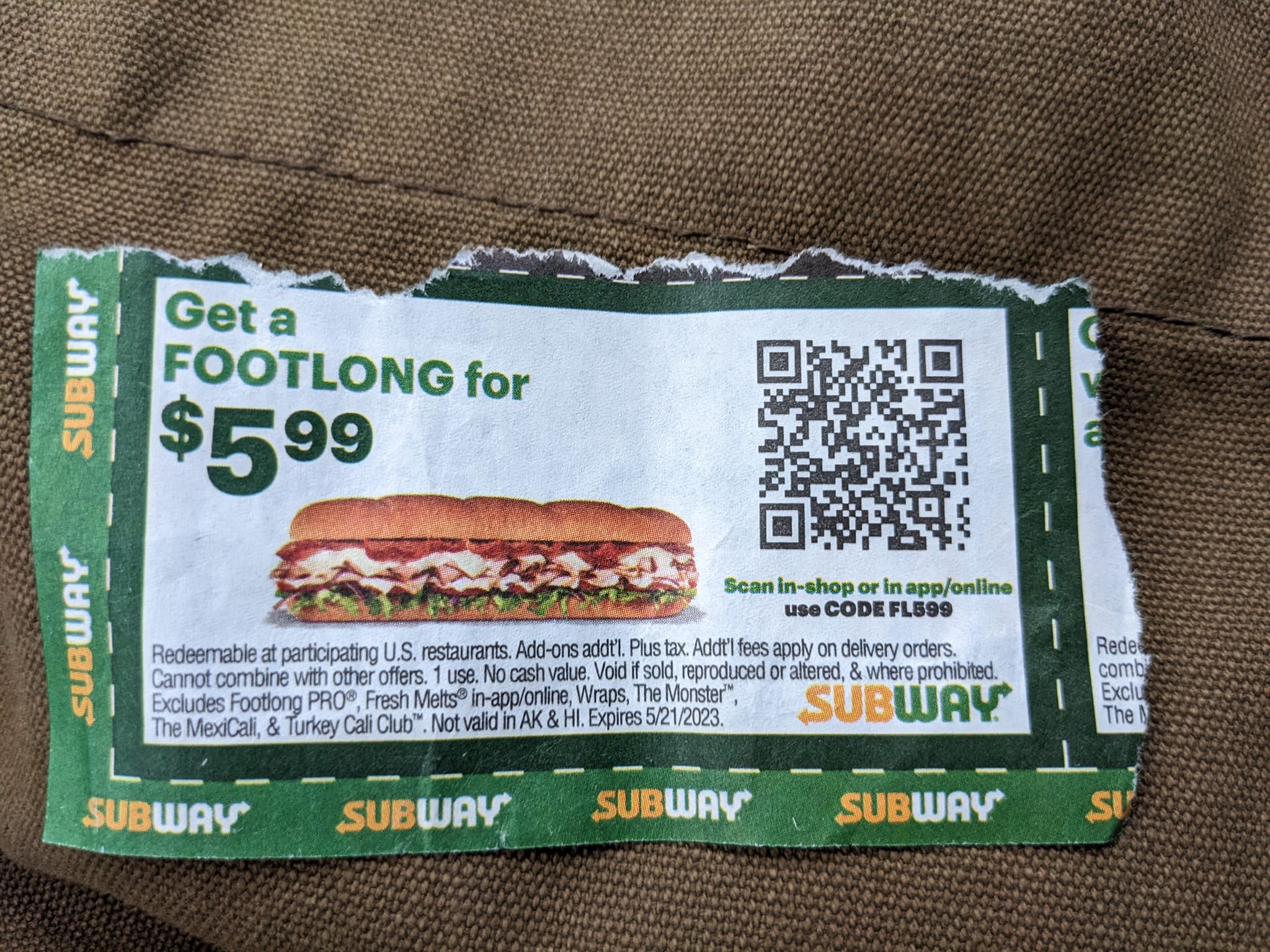 None of the Subway in Carbondale are honoring the coupons they