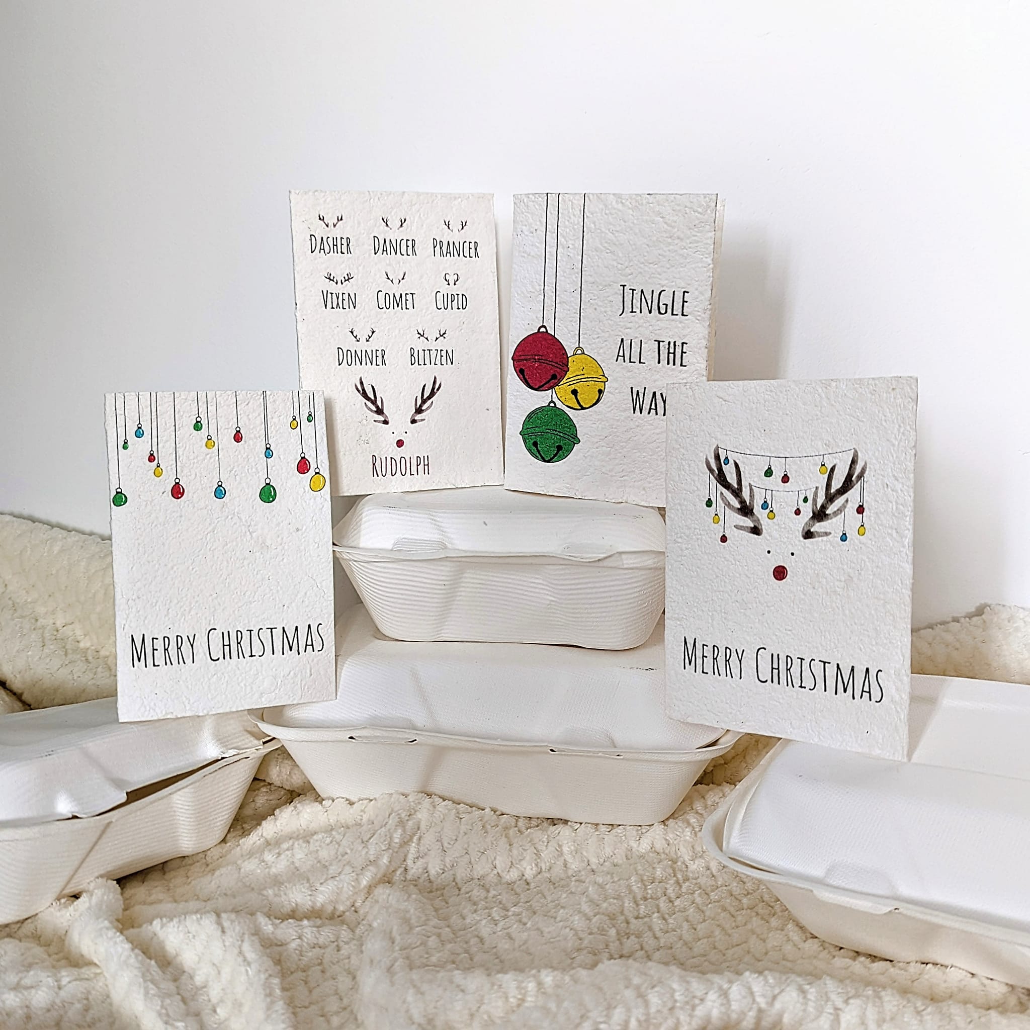 Our compostable Christmas cards are... - Brunt Papercraft