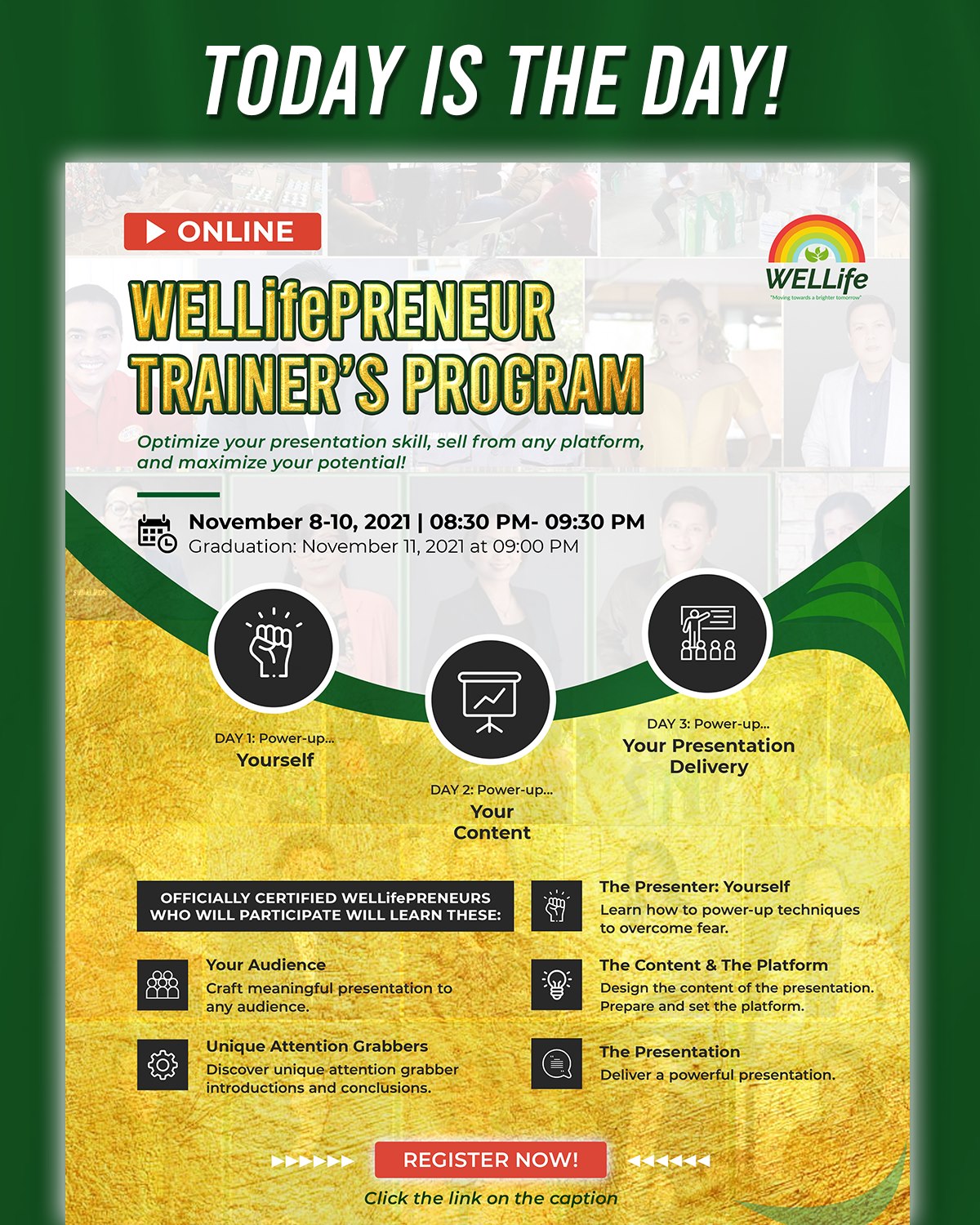 WELLife - 🚨 TODAY IS THE DAY CERTIFIED WELLifepreneurs! 🚨...
