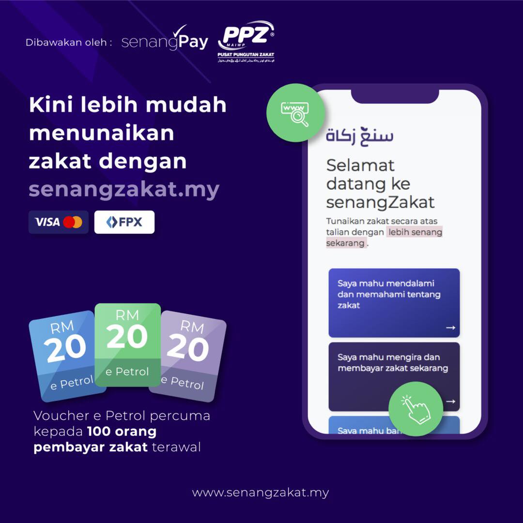 senangPay - Sudahkah anda menunaikan zakat?