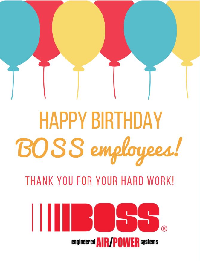 BOSS Industries - Happy Birthday to our employees with a... | Facebook