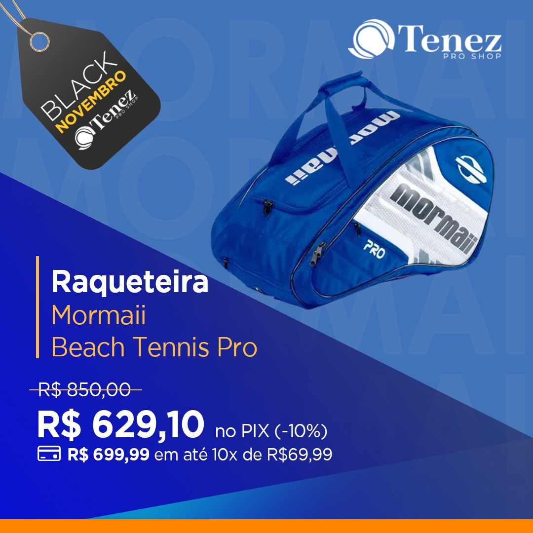 Tenez Pro Shop - A Raqueteira Mormaii Beach Tennis Pro é...