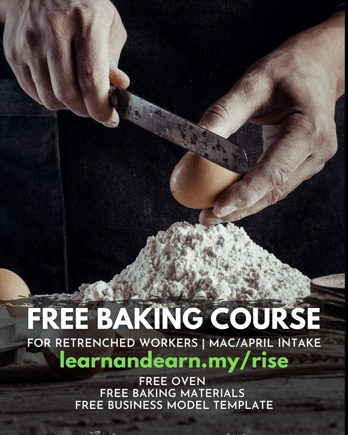 Learn and Earn - FREE BAKING COURSE FOR RETRENCHED...