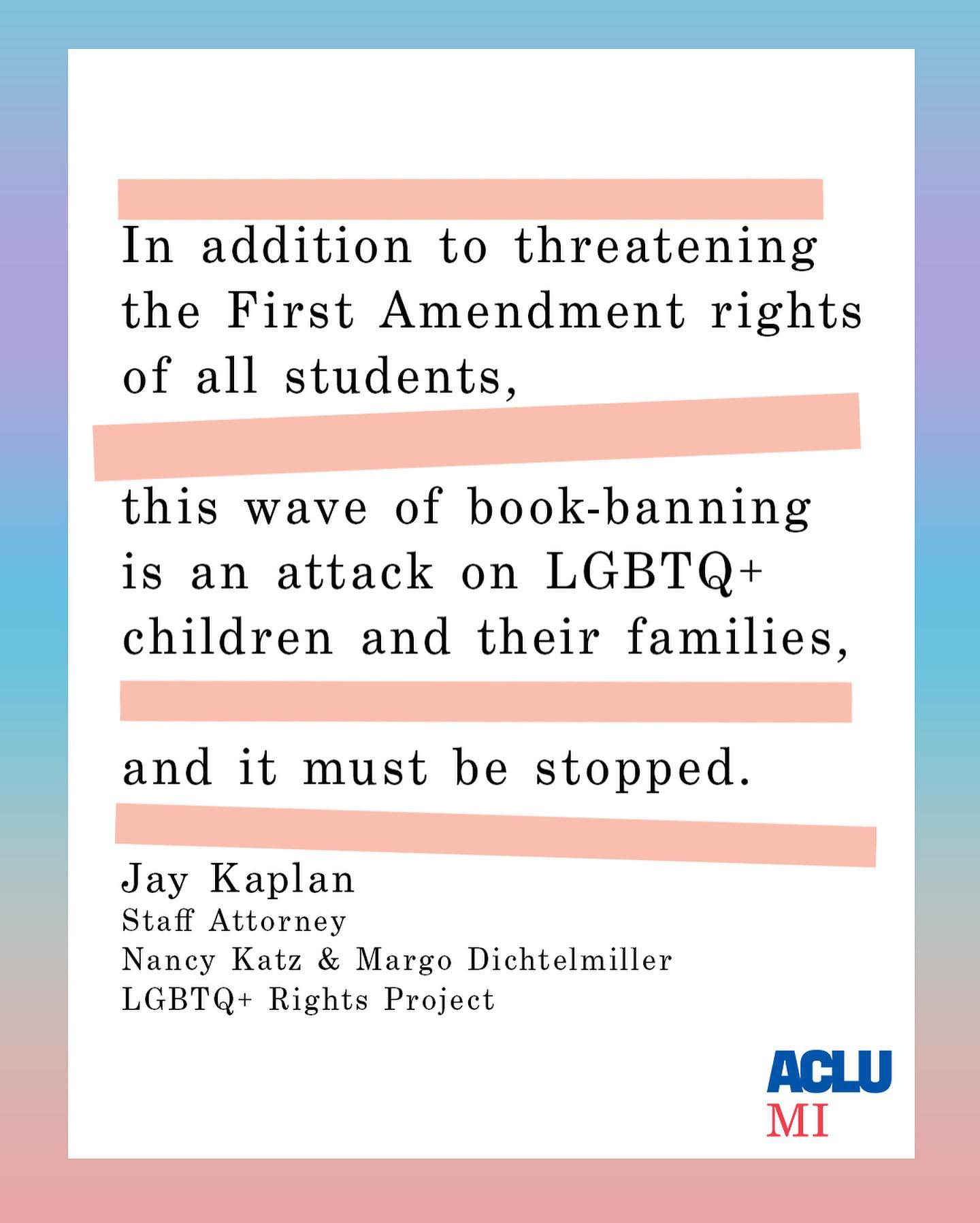 Students have first amendment... - The Library Network | Facebook