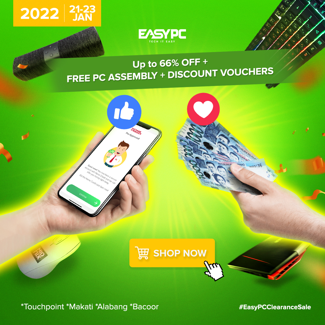 EASY PC - Start this 2022 with your new tech! FREE PC...