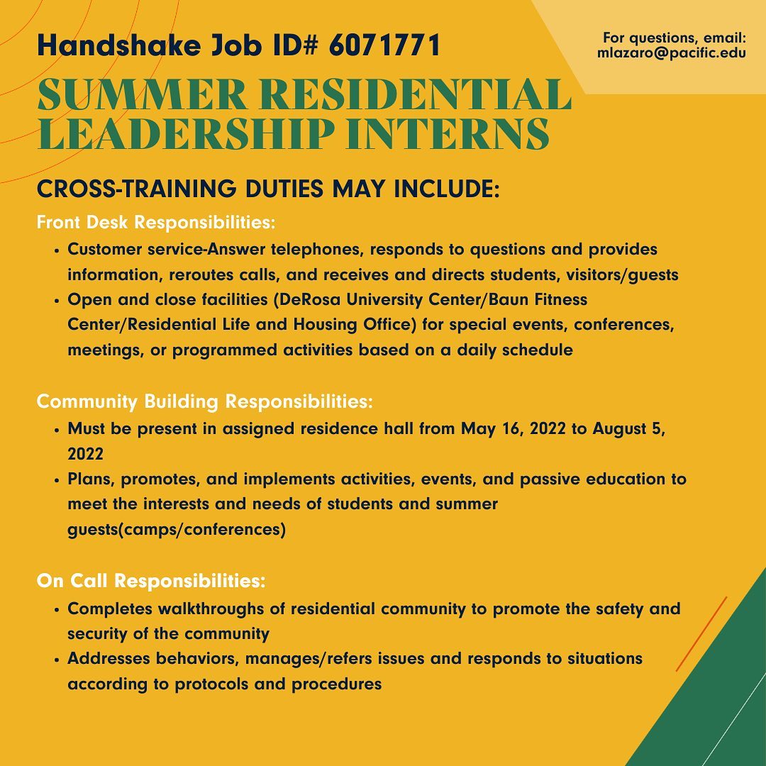 University of the Pacific Student Engagement and Transition Programs - Home
