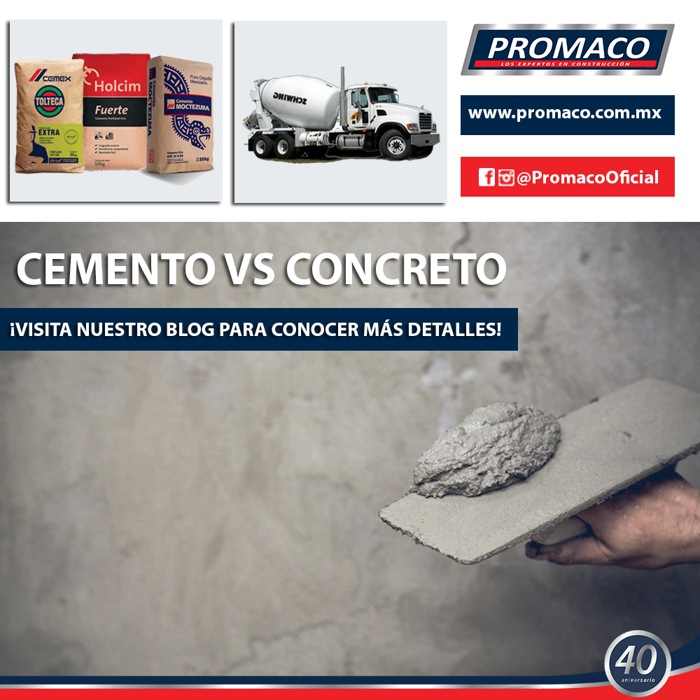 Promaco - ¿Alguna vez confundiste el cemento con el...