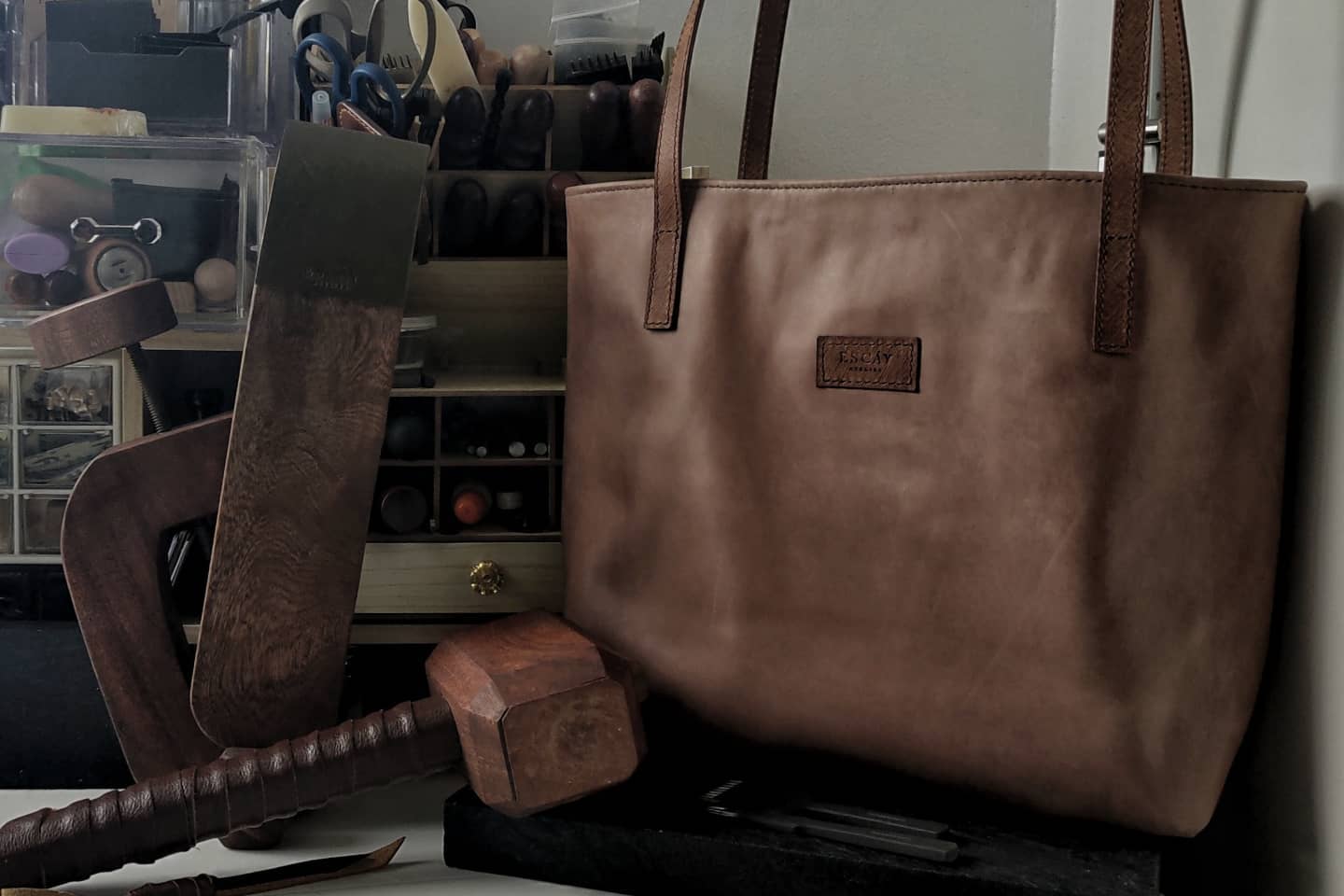 ESCÁY Atelier - The first tote bag and the last project of...