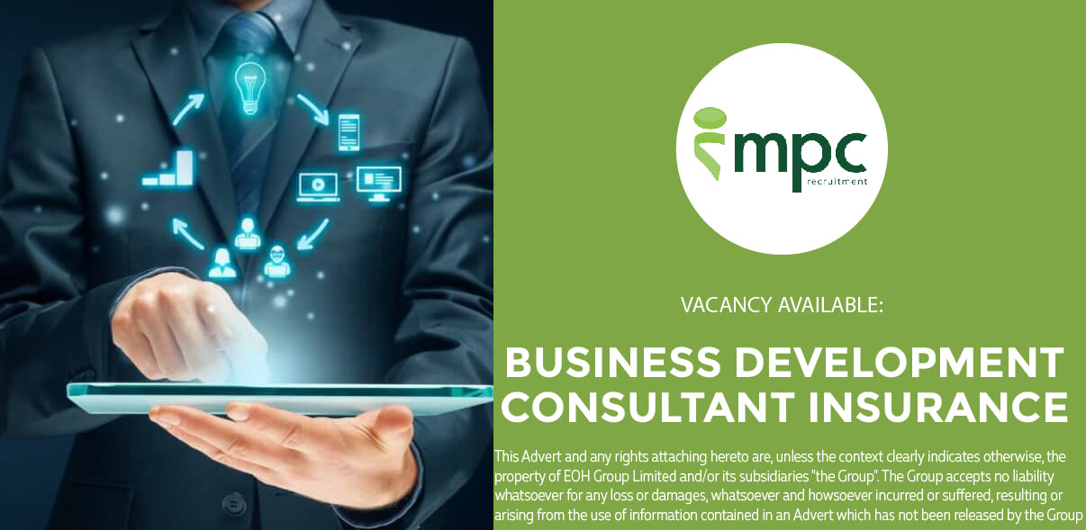 MPC Recruitment - 𝗕𝗨𝗦𝗜𝗡𝗘𝗦𝗦 𝗗𝗘𝗩𝗘𝗟𝗢𝗣𝗠𝗘𝗡𝗧 𝗖𝗢𝗡𝗦𝗨𝗟𝗧𝗔𝗡𝗧 𝗜𝗡𝗦𝗨𝗥𝗔𝗡𝗖𝗘 – 𝗖𝗔𝗣𝗘 𝗧𝗢𝗪𝗡 ...