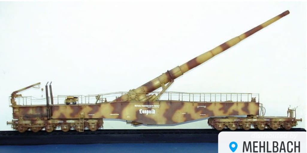 What is the length of a built Trumpeter 1/35 K5(E) Leopold