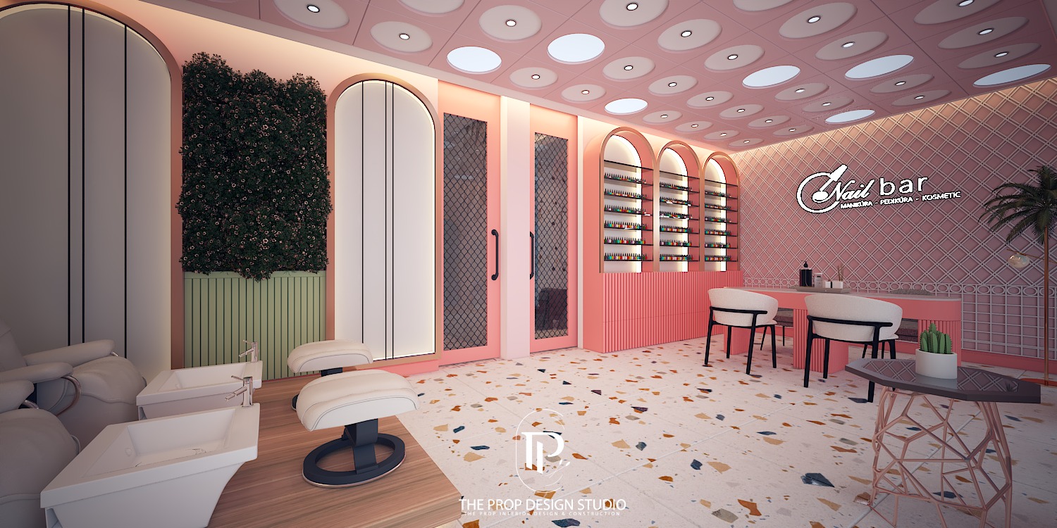 THE PROP DESIGN STUDIO รับออกเเบบตกเเต่งภายใน #ออกแบบร้านทำเล็บ #ออกแบบ ...