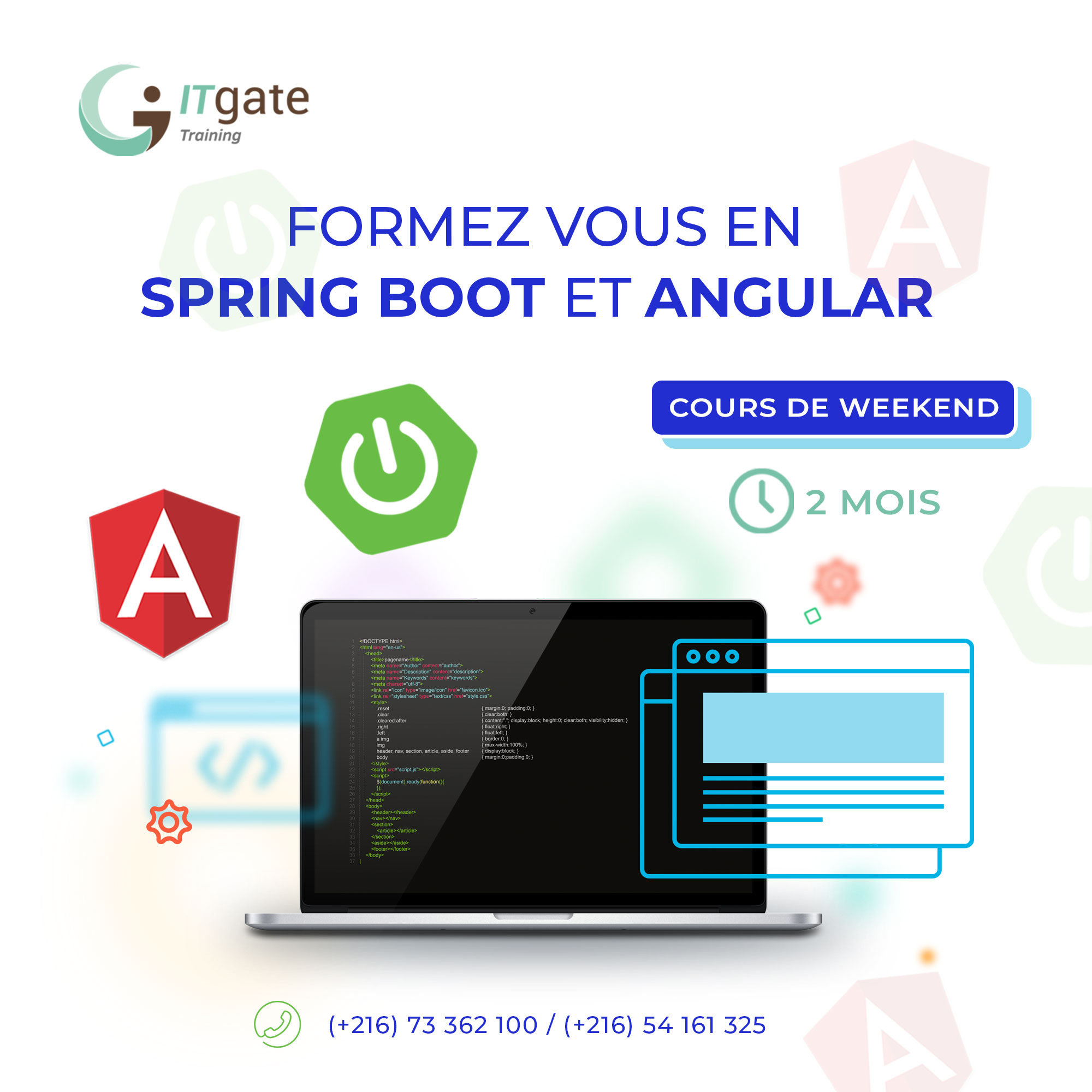 Gate Training - 📣𝗡𝗼𝘂𝘃𝗲𝗹𝗹𝗲 𝗦𝗲𝘀𝘀𝗶𝗼𝗻 𝘄𝗲𝗲𝗸𝗲𝗻𝗱 : 𝗗𝗲́𝘃𝗲𝗹𝗼𝗽𝗽𝗲𝘂𝗿... | Facebook