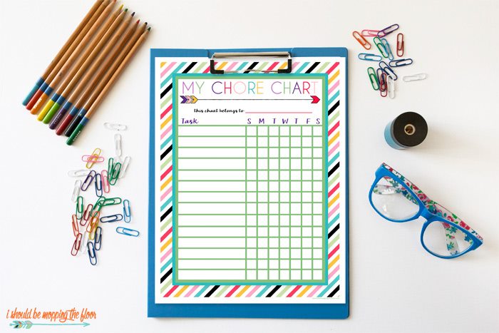These Free Printable Chore... - I should be mopping the floor