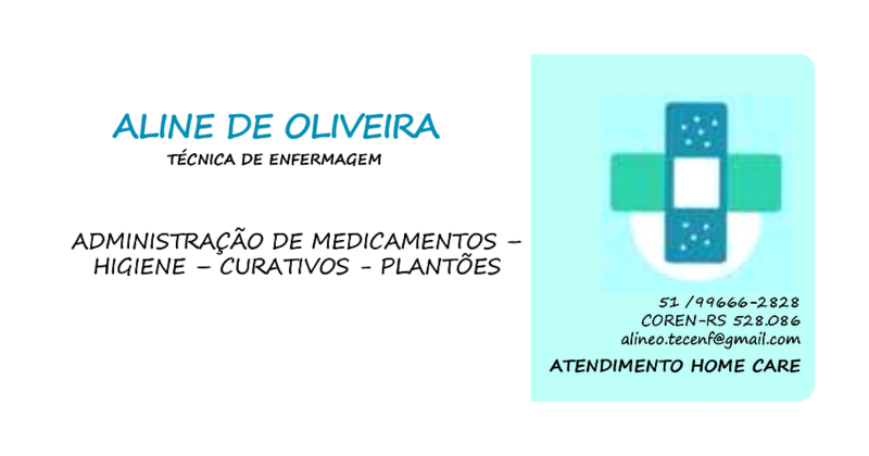 Técnica de Enfermagem - Aline de Oliveira