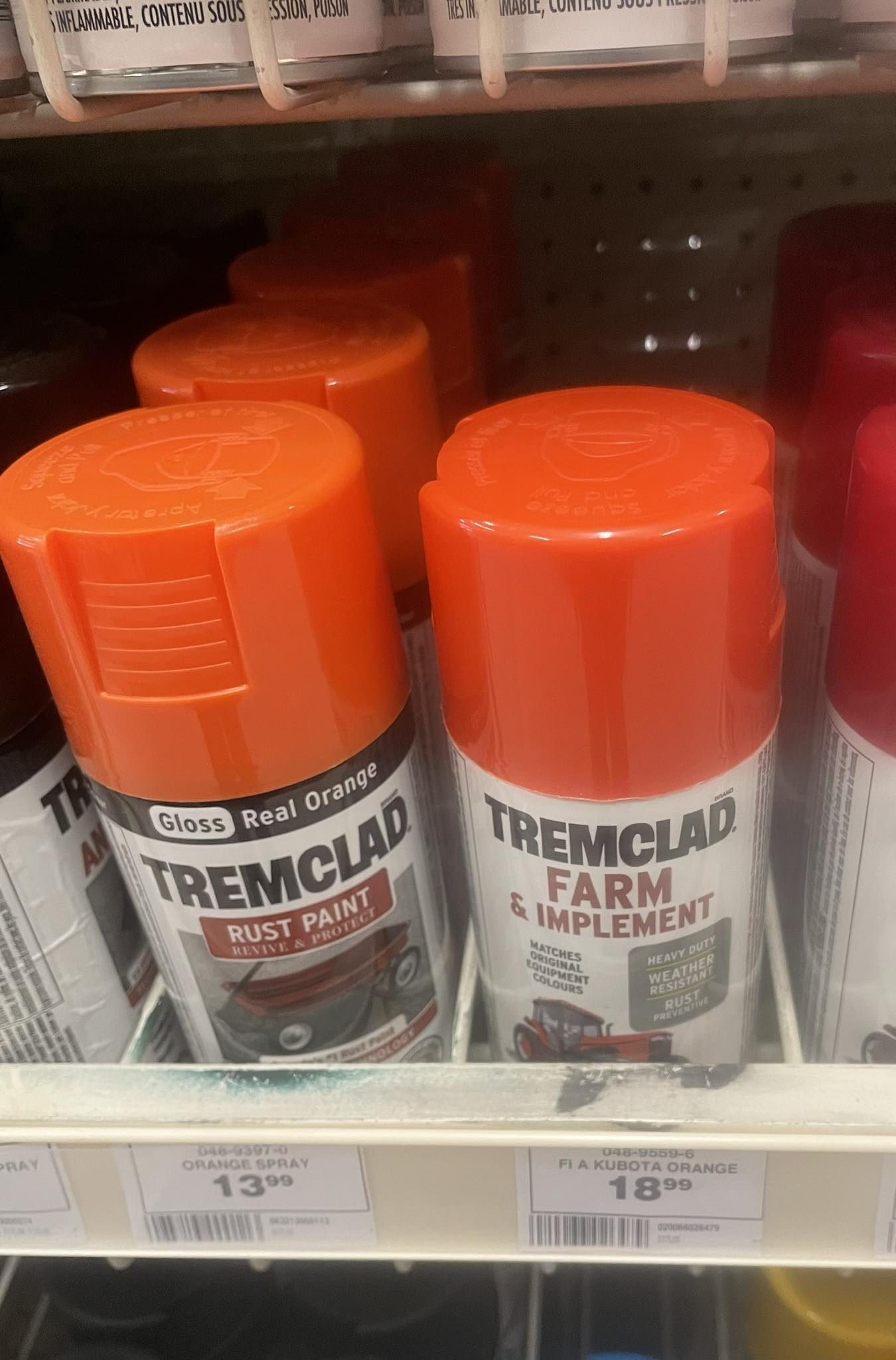 Majic Super Premium Orange Spray Paint (2 Cans) – Perfect For Bobcat Skidsteer Touch-Ups