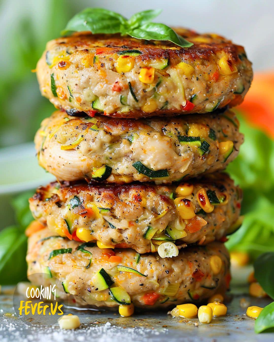 American Home Recipes | Chicken, Zucchini and Fresh Corn 🌽 Burgers ...