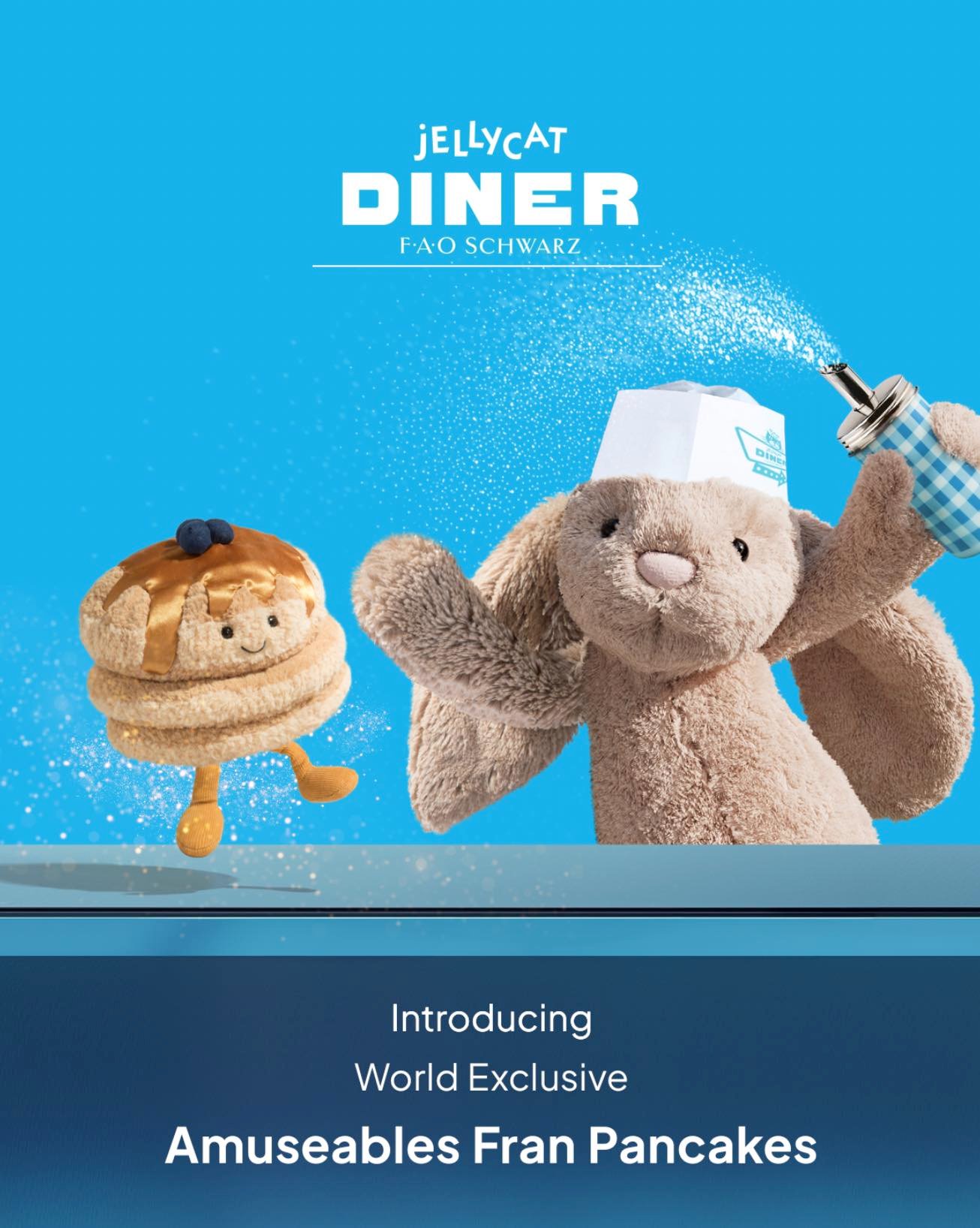 Jellycat Diner at FAO Schwartz NYC menu upgrade