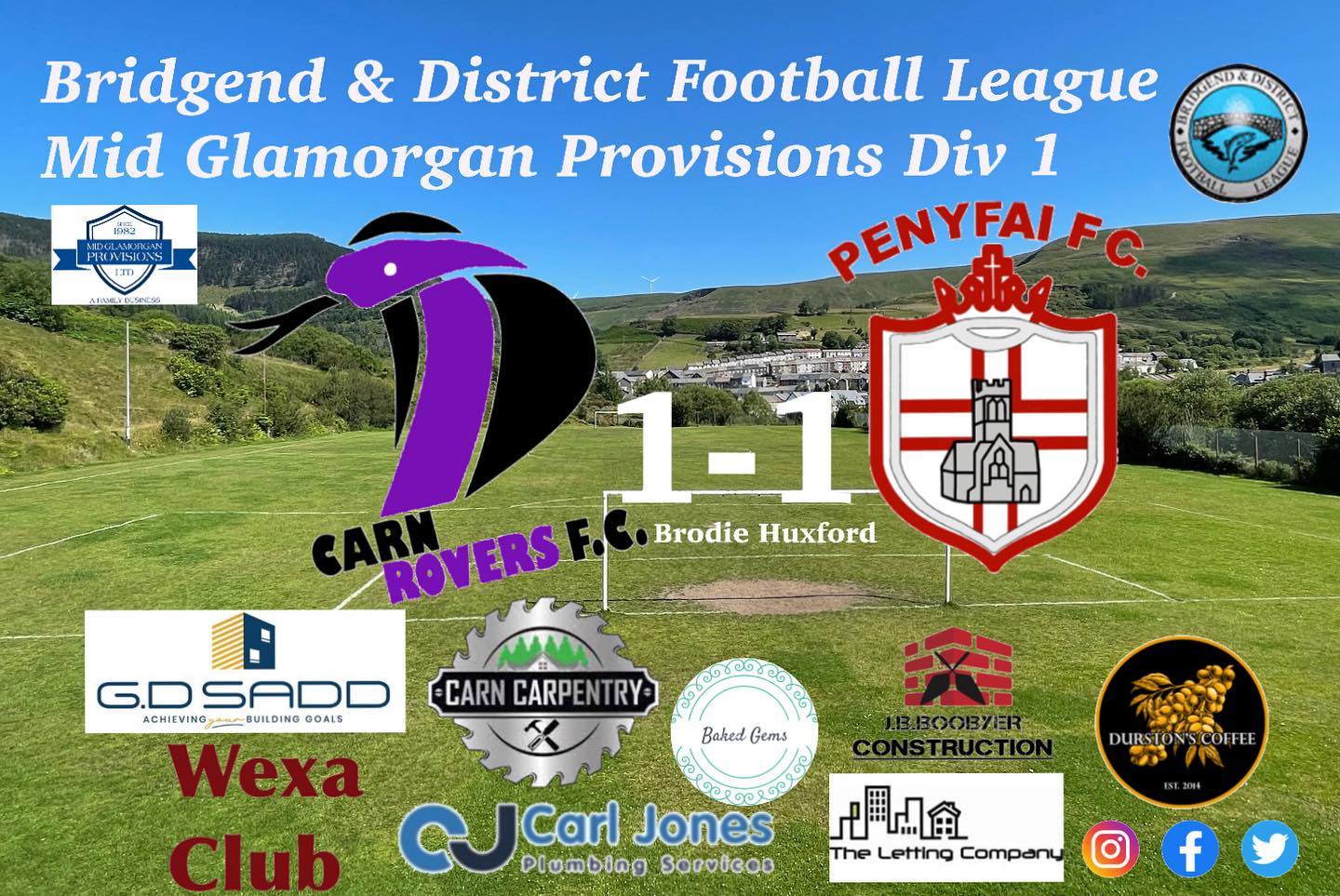 Carn - Top of the table clash finishes all square with a wonder goal ...