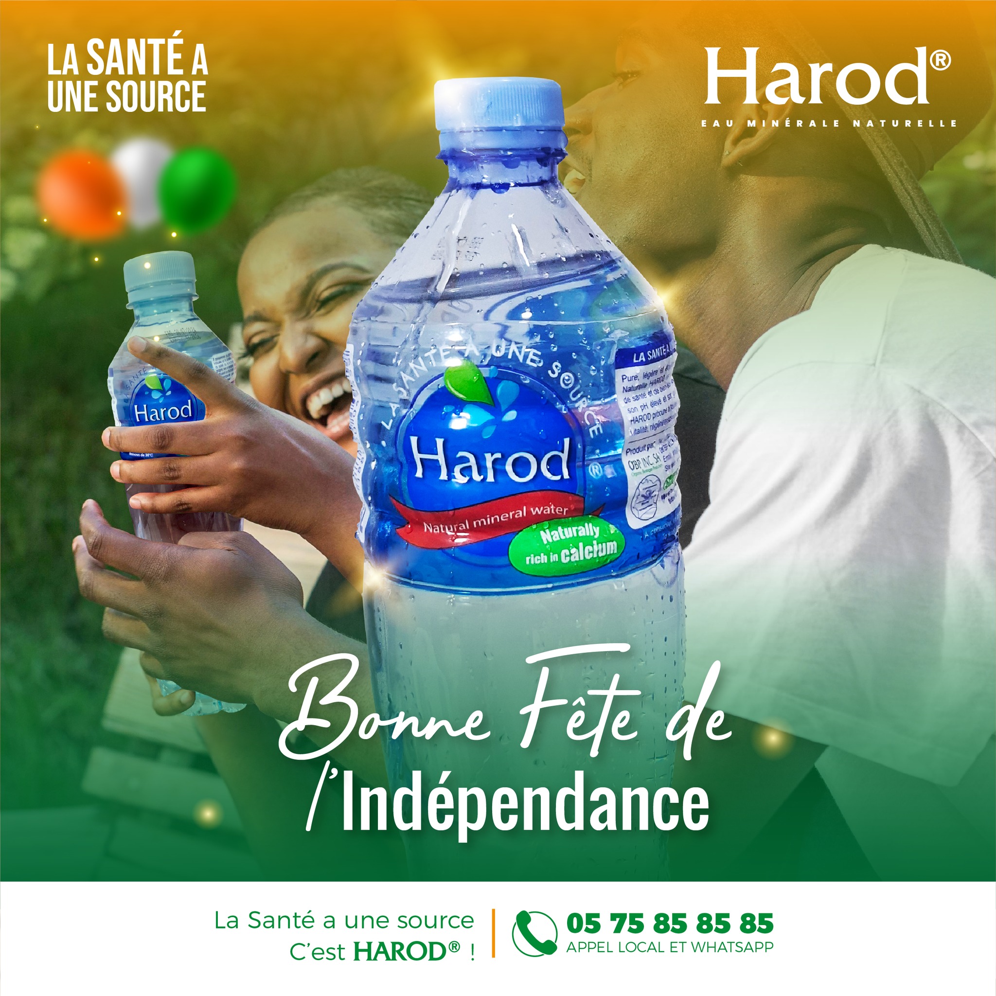 Harod - Eau Minérale Naturelle - Pour célébrer pleinement la 64ème ...