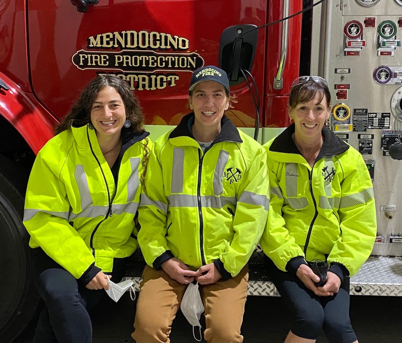Mendocino - Fresh faces MVFD! Welcome Nina, Seneca, and Vivian to the ...